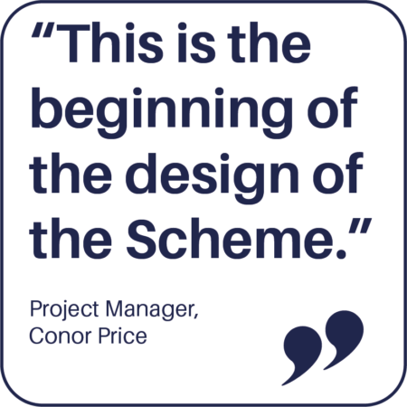 This is the beginning of the design of the scheme.